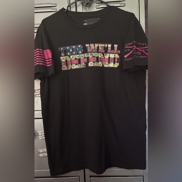 Grunt Style Other - Grunt Style L Black T-Shirt with This We’ll Defend
